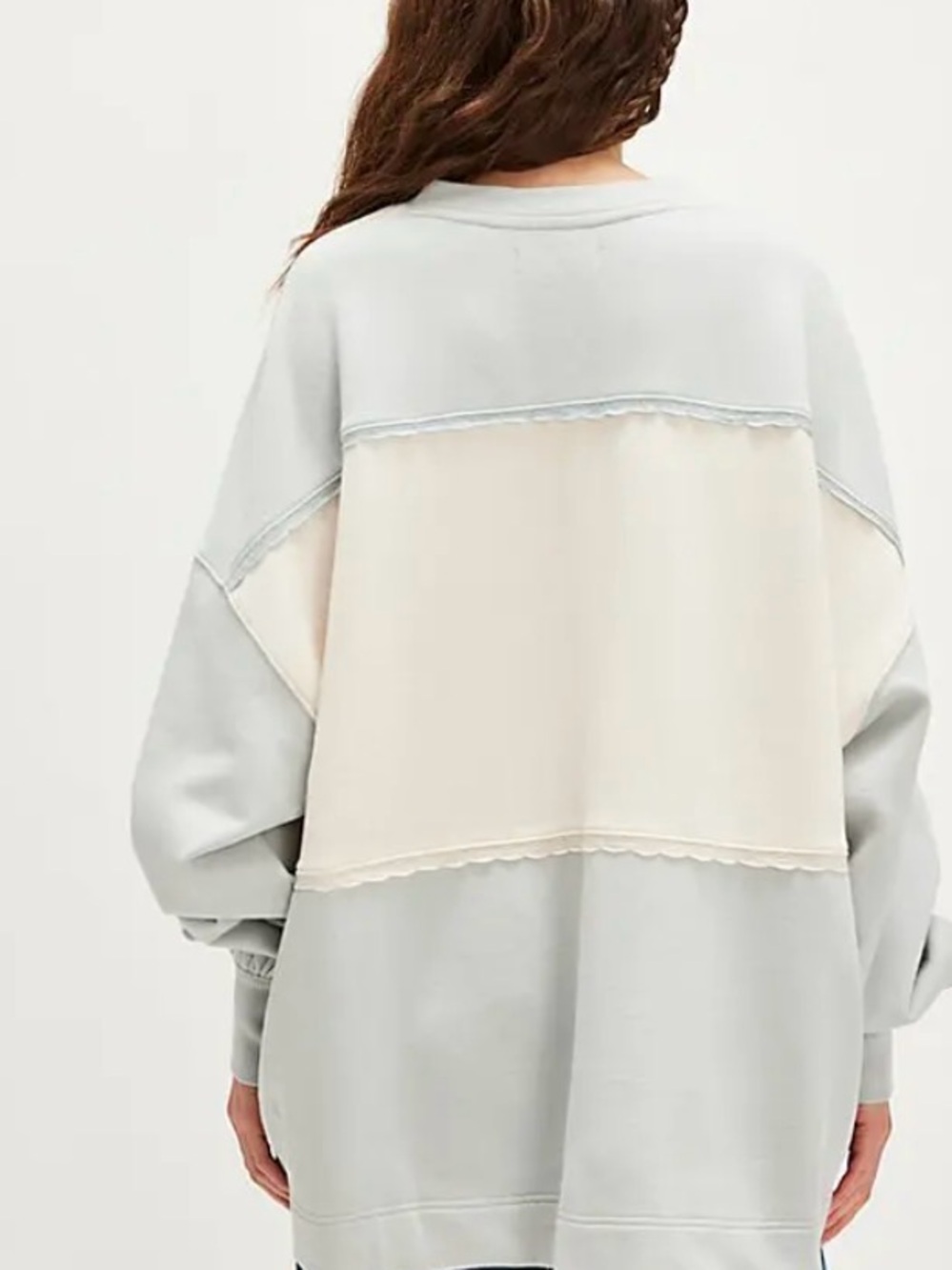 Free People Strawberry Sweatshirt. NWT. Cold winter combo - Picture 2 of 3